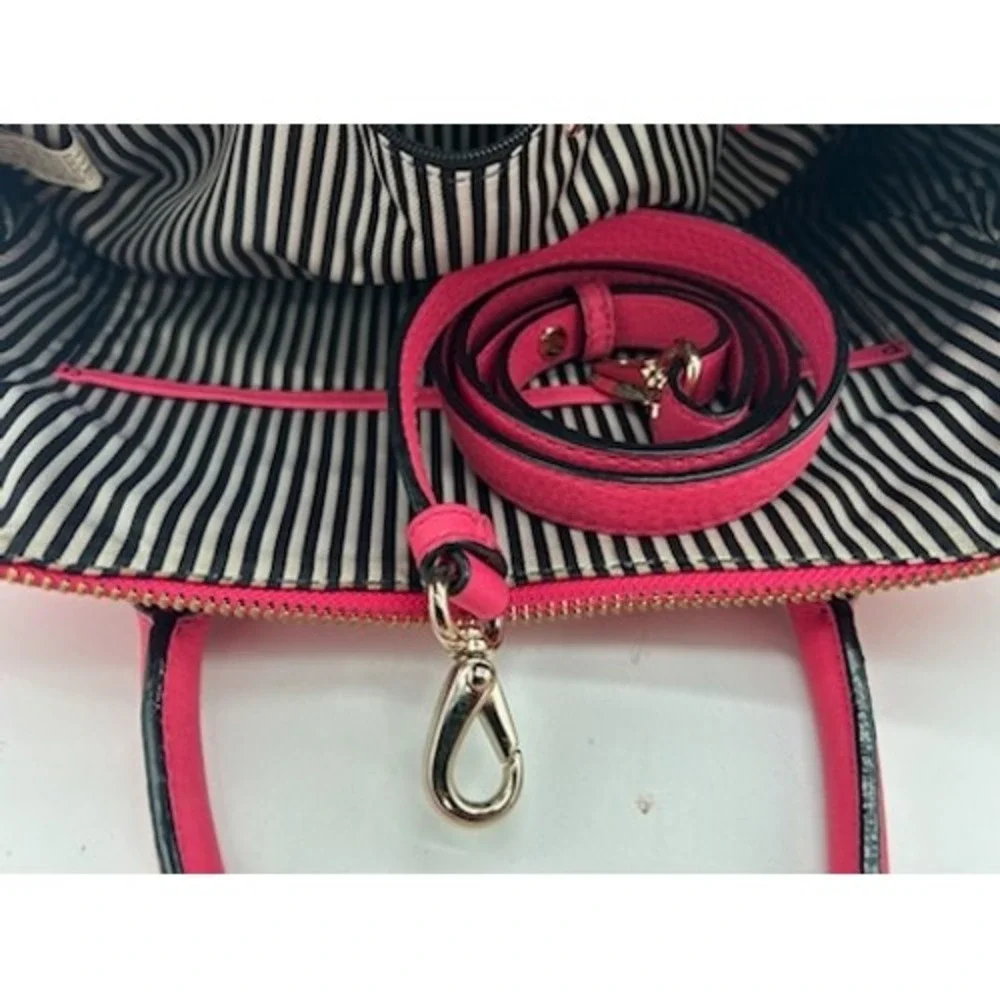 Kate Spade Satchel Bag Women's Pink Pebbled Leather Crossbody Purse